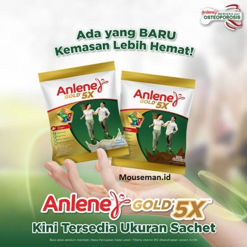 

Anlene GOLD 5X SACHET Rasa Cokelat / VANILA SUSU Bubuk Minuman Serbuk instan dengan Kolagen ,Tinggi Kalsium, Tinggi Protein, Rendah Kolestrol, Tanpa Penambahan Gula 25gr