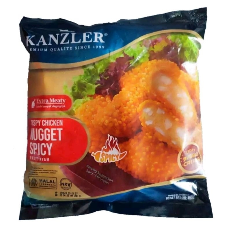 

BAH Kanzler Crispy Spicy Nugget 450 Gr Extra Meaty Halal