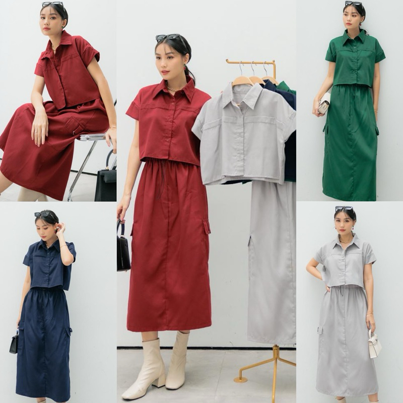 Yourstyle - Ilova Skirt Set Wanita