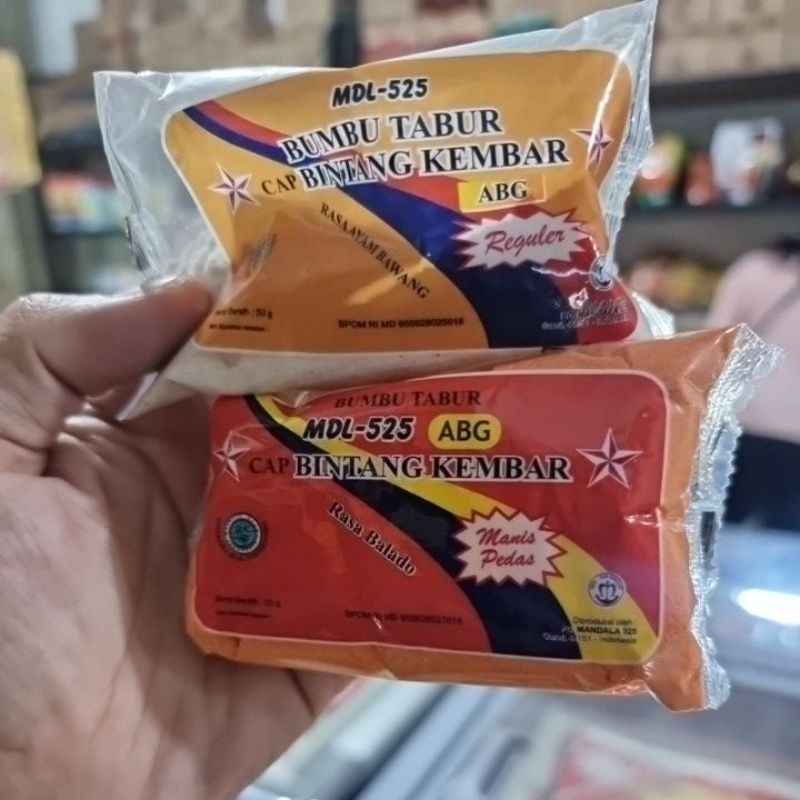 

Bumbu Tabur MANDALA MDL-525 Bintang Kembar ABG 50gr