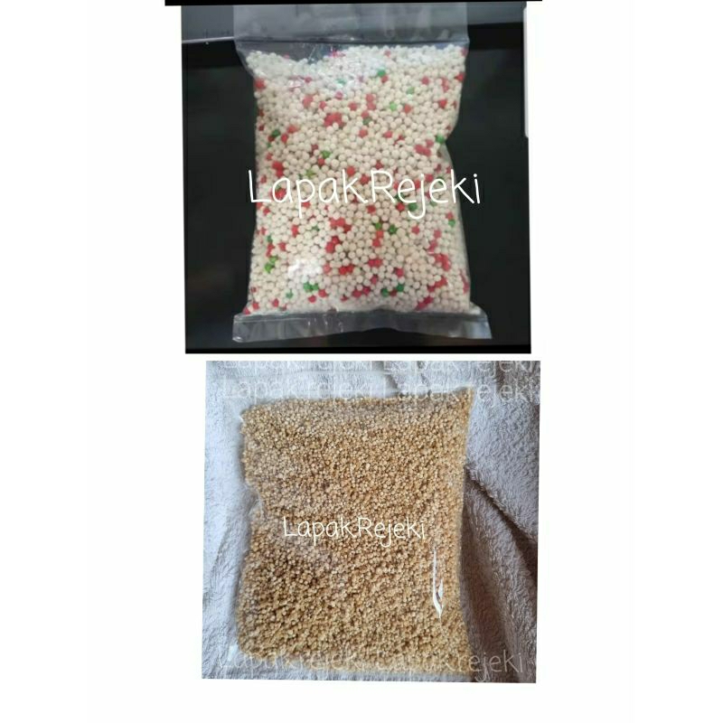 

Sagu Rendang 500gram khas Selat Panjang / Sagu Butir Warna Warni