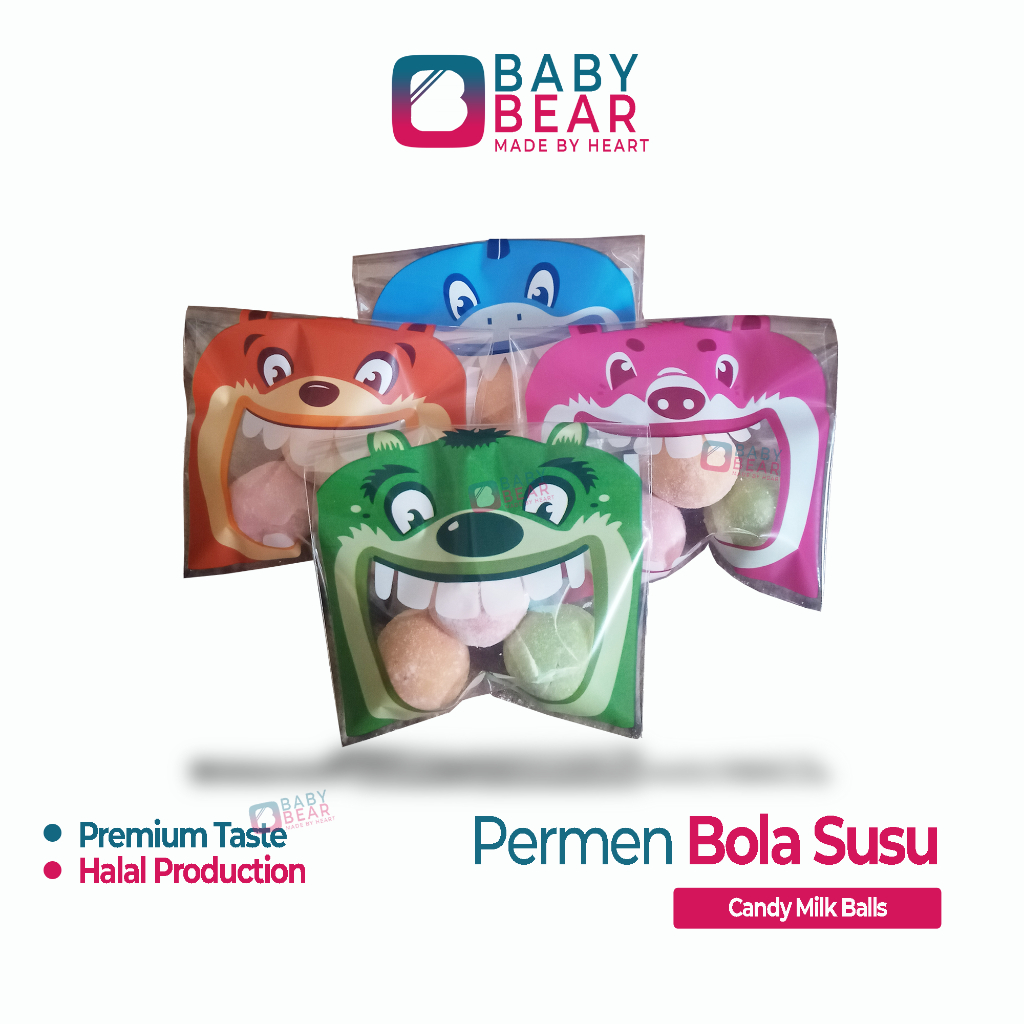 

Bola Susu Termurah 1 bungkus 4 pcs untuk Usaha dari Babybear - Permen Bola Susu Premium - Milkballs Candy Bola Susu