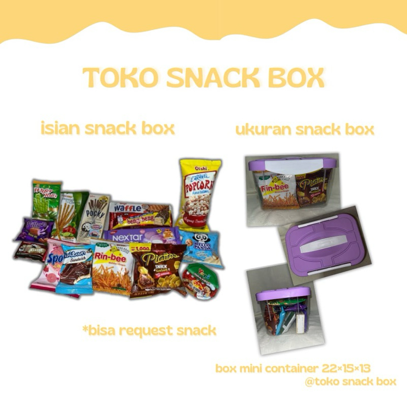 

Snack Box Mini Container