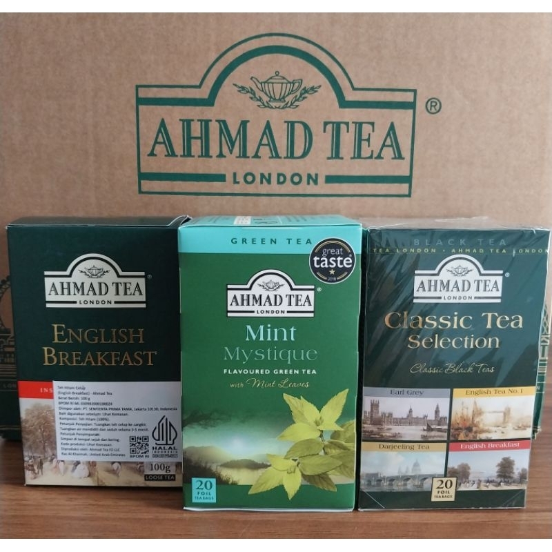 

Teh Import London AHMAD TEA speciality black tea - green tea 40 g