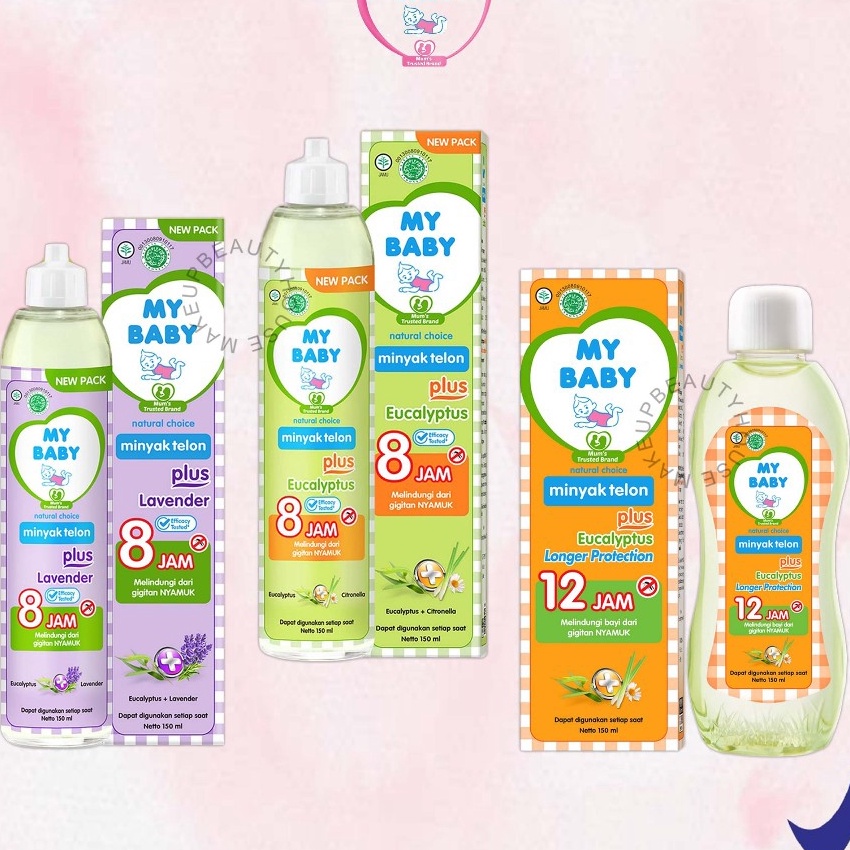 

Hemat MY BABY Minyak Telon Plus Eucalyptus Lavender Longer Protection Minyak Pijat Bayi Anti Nyamuk