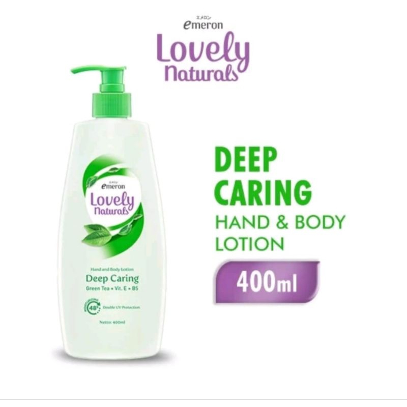 Emeron Lovely Naturals Hand & Body Lotion Deep Caring 400ml