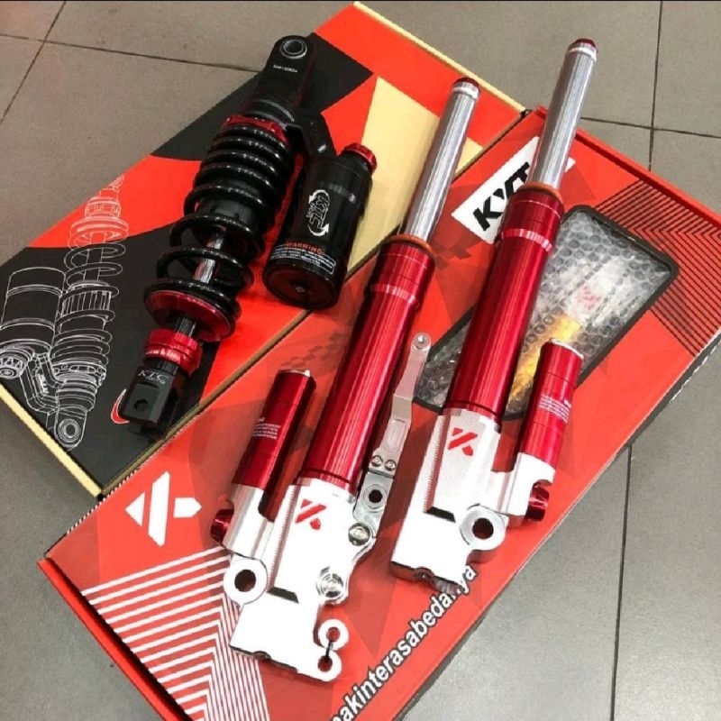 Shock KTC/KYTACO paket depan belakang motor VARIO125/150/BEAT FI/VARIO FI