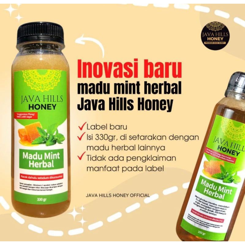 

Madu mint herbal buat batuk pilek Java Hills honey