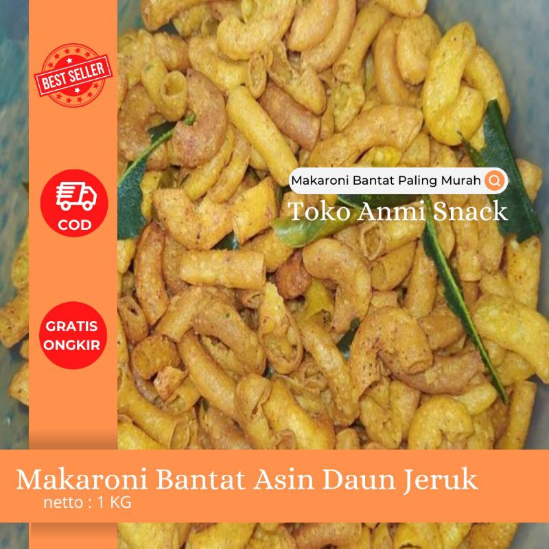 

Macaroni / Makroni / Makaroni Asin Cemilan Asin Gurih Murah 1 KG