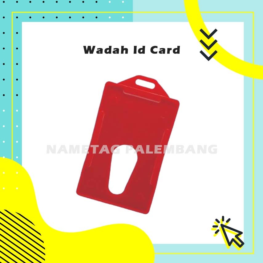 

Wadah Id Card Warna Merah Satuan