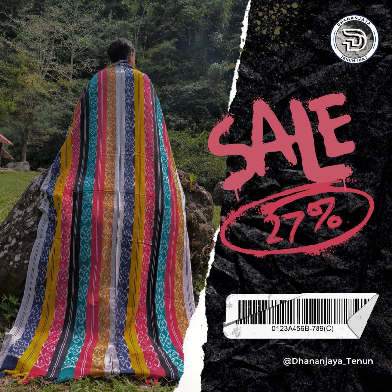(COD) Dhananjaya_Tenun - Kain Tenun Halusan - Tenun Blanket Troso - Kain Tenun Pelangi