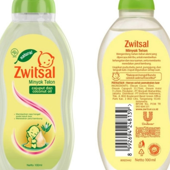 

Terbaru ZWITSAL MINYAK TELON CAJUPUT DAN COCONUT OIL 61 ML