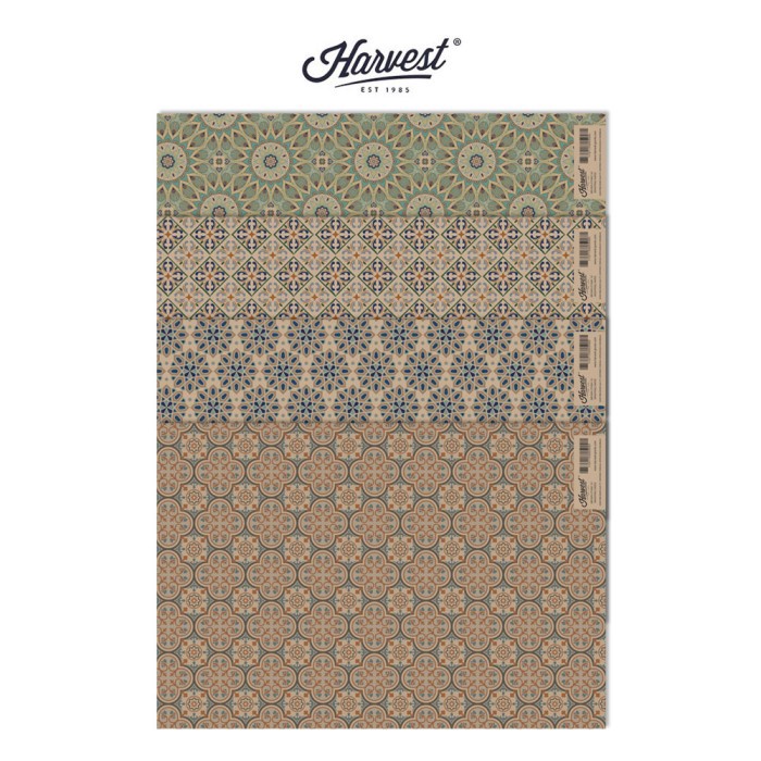 

PRODUK TERBARU Kertas Kado Harvest Wrapping Paper Brown Ethnic Paket isi 4