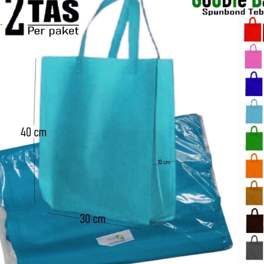 

KP8 1 Lusin isi 12 Tas Kain Spunbond Goodie Bag Tali Ukuran L 3x4 cm ntuk Kantong Belanja Lipat Serbaguna Bingkisan Souvenir Sembako Idangan Nasi Kotak Hajatan Pernikahan Box Goody bag Berkat Besek Syukuran Tasyakuran Lusinan Murah 3x4x1