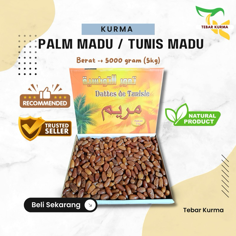 

[Bakul Madinah] - Grosir 5 Kg Kurma Tunis Madu