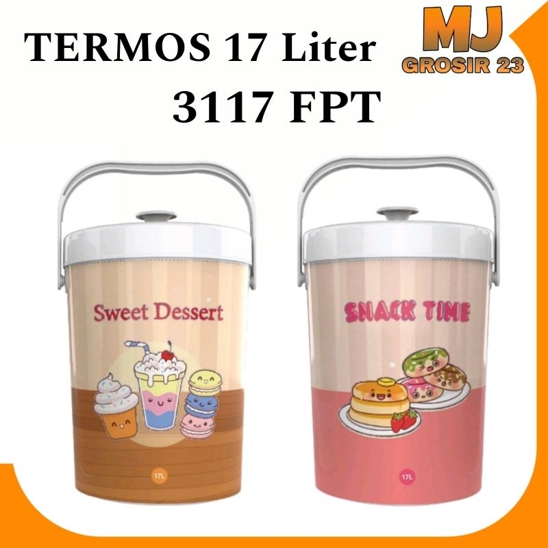 Rice Bucket Nandos 17 Liter / Termos Nasi Printing /termos bekal makanan