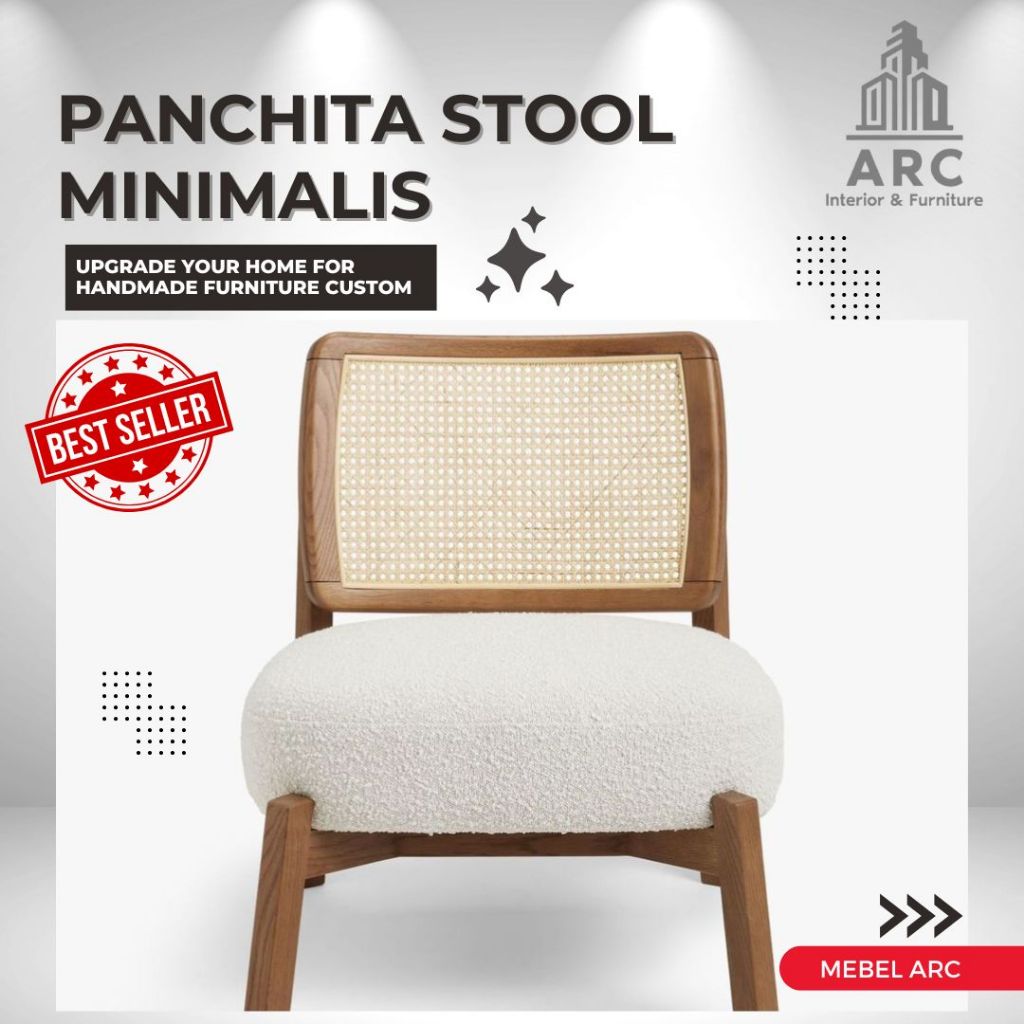 Kursi Sofa Cantik Kayu Jati Mix Rotan / Kursi Tamu Sofa Single Modern / Kursi Cafe Sofa Rotan Custom