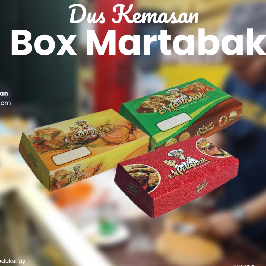 

Hemat 1 pcs Dus Martabak Box Martabak Dus kemasan Snack box Dus kue