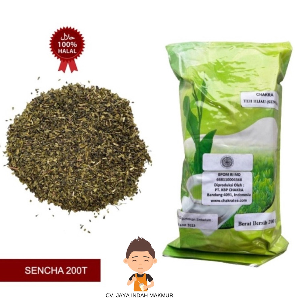 

COD Sencha T Ocha Japanese Green Tea HALAL BPOM Teh Hijau 2gr