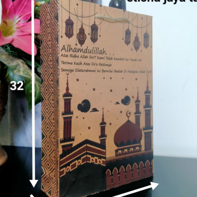 

KP8 paper bag hajitas kertas haji umroh souvenir haji per lusin