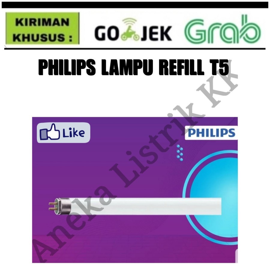 PHILIPS TL T5 14W 60CM 21W 90CM 28W 120CM 86 PUTIH COOL DAYLIGHT 84 NATURAL WHITE 83 KUNING WARM WHI