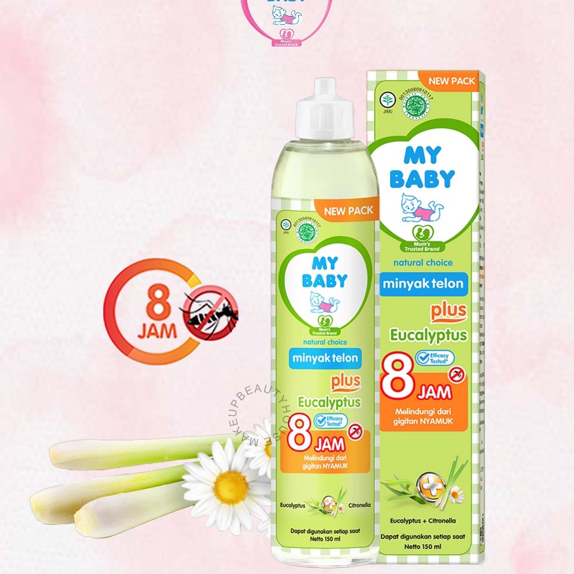 

Premium MY BABY Minyak Telon Plus Eucalyptus 3ml 6ml 9ml 15ml Minyak Bayi Anti Nyamuk 8 Jam