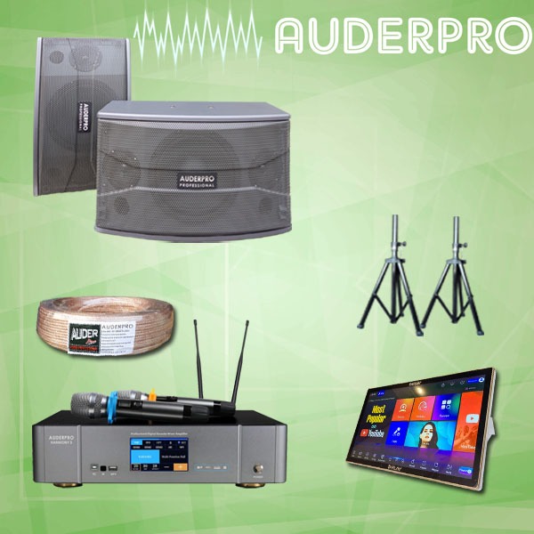 PAKET KARAOKE SOUND SYSTEM DIGITAL M11 AUDERPRO GEISLER KUALITAS ORIGINAL DENGAN GARANSI PT AUDIO IN