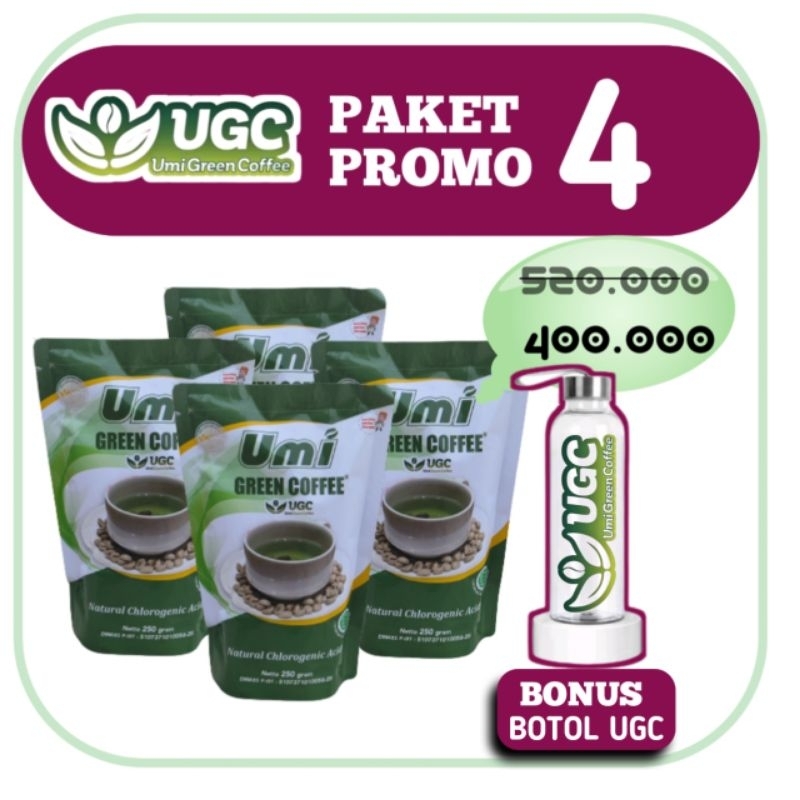 

New member UGC Umi green coffee 4 bungkus 1000% original full bimbingan paket reseller paket hemat peluang usaha