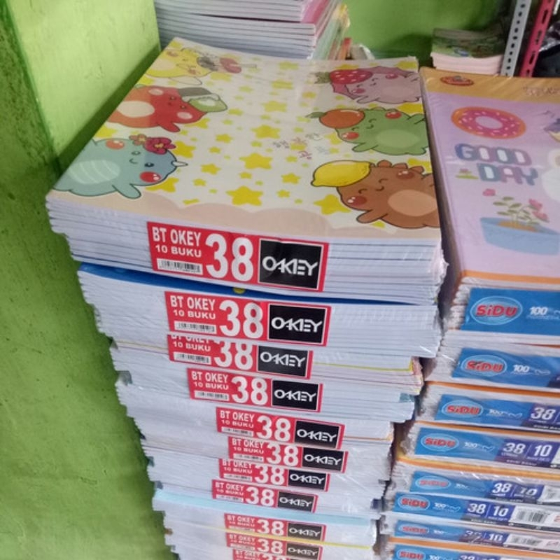 

ECER BUKU TULIS 38 LEMBAR SPESIAL ANAK SEKOLAH JUAL ECER BY OKEY