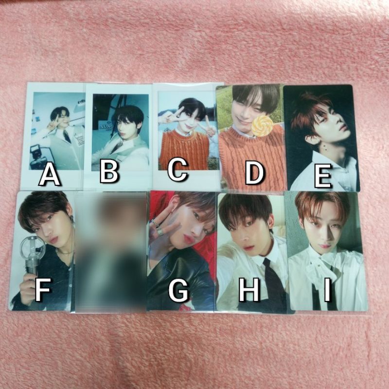 [EKSPEDISI GANTI KE JNT/JNE] photocard pc enhypen sunoo orange blood ob sg24 season greetings fate m