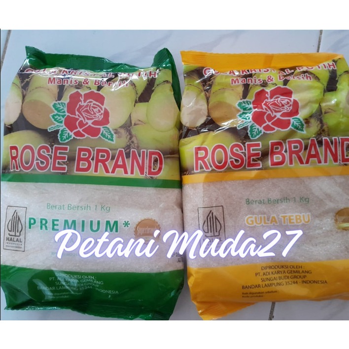 

Gula Pasir Rose Brand 1kg / Gula Kemasan / Kirim Stok Tersediah