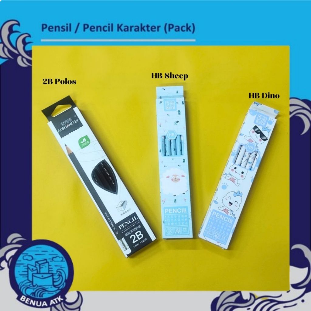 

Pensil / Pencil Karakter (PACK)