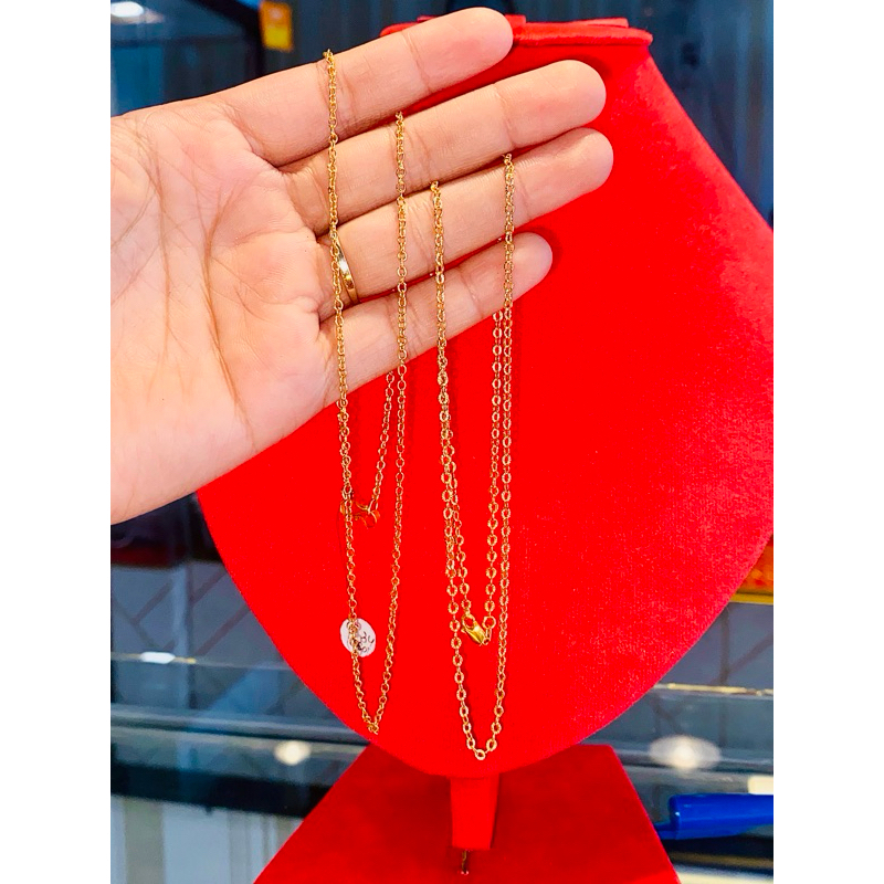 Kalung Emas  Rantai 16K(karat)/Cap 700