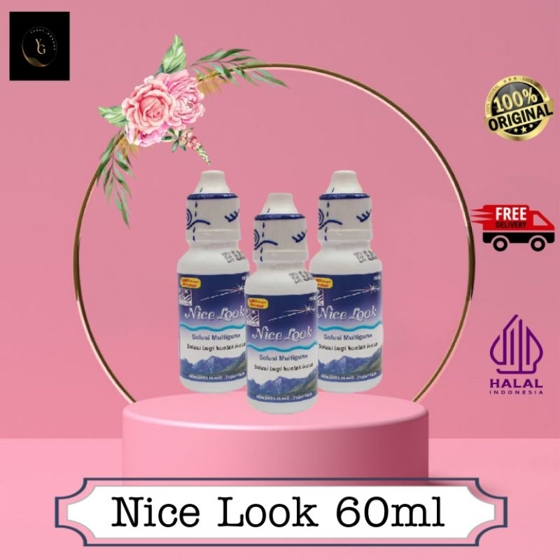 Cairan Soflens Nice look 60ml/ nice look cairan Soflens