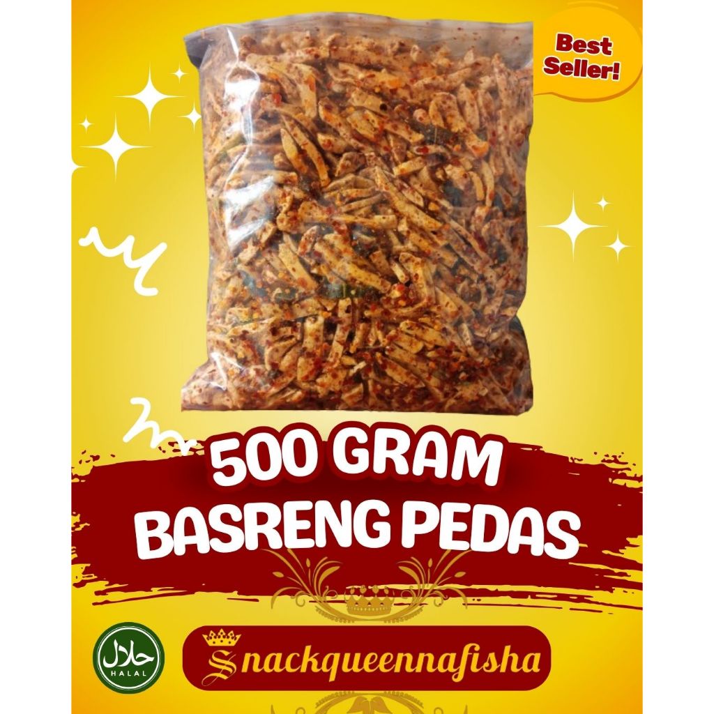 

Basreng ikan pedas daun jeruk basreng stik 500gram