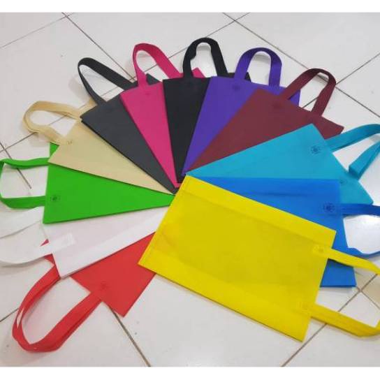 

KF7 Goodie bag Polos lipat samping 38x45x8 LUSINAN 12 PCS