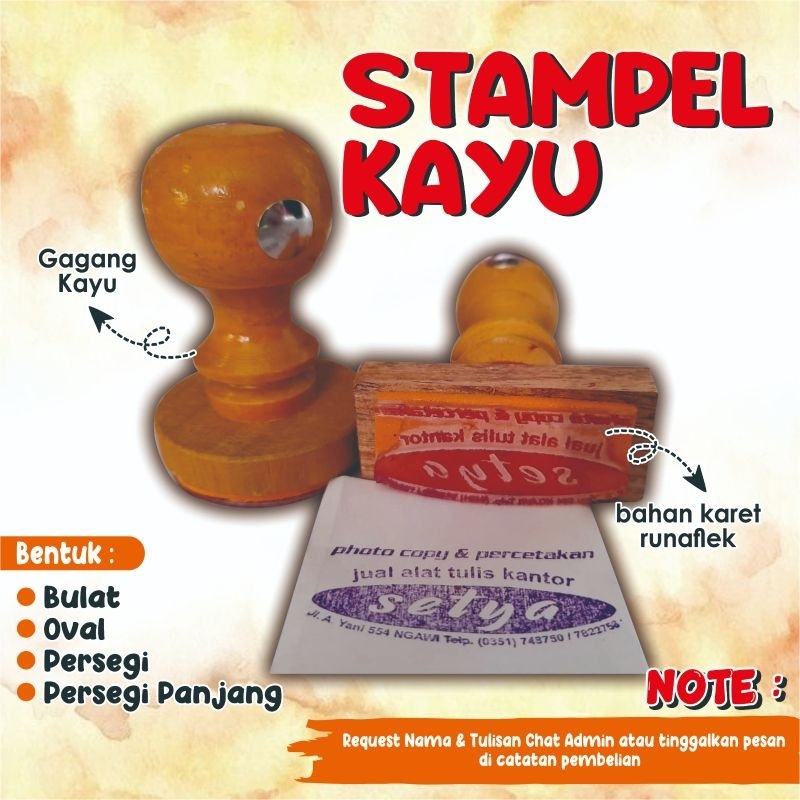 

STEMPEL KAYU