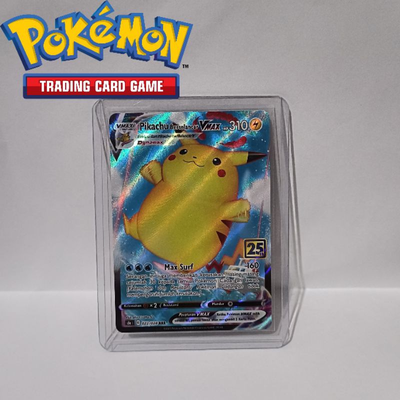 Pikacu Berselancar VMAX s8a1 - 022/028 Pokemon TCG Indonesia