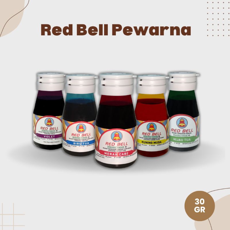 

Red Bell Pewarna Makanan 30 gr
