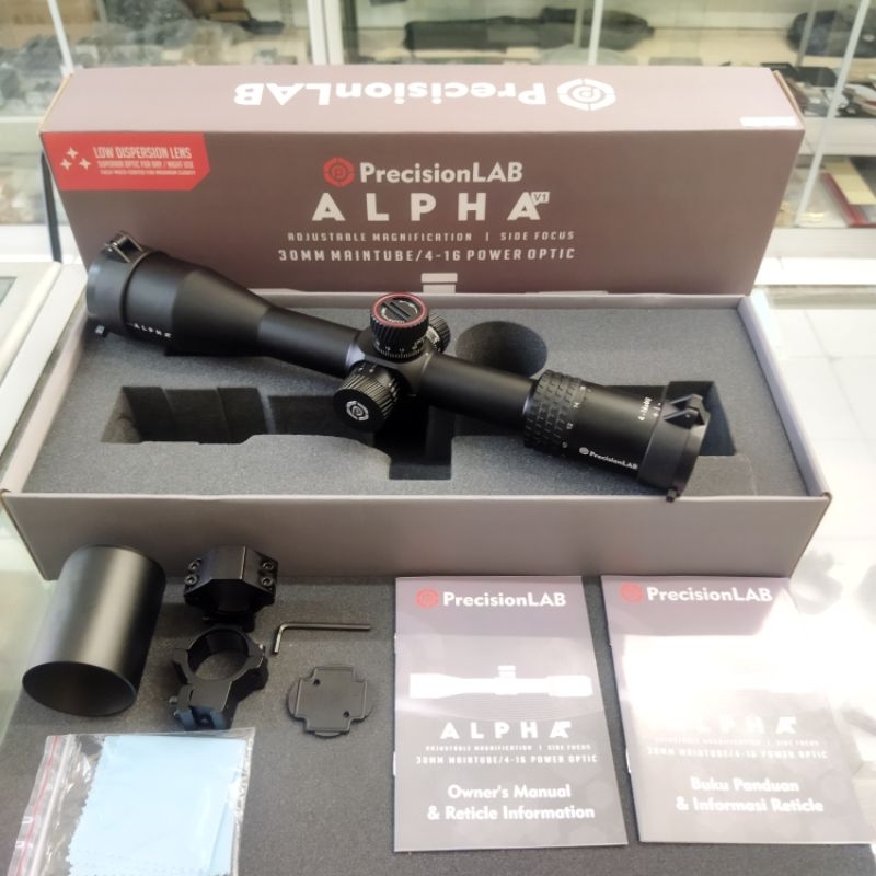 TELESKOP PRECISION LAB ALPHA V1  4-16X44 SF RETICLE HK