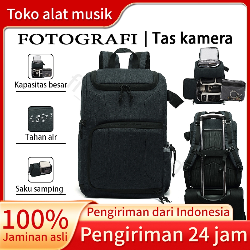 Ransel Kamera Tahan Air Multifungsi Tas Kamera Travel Portabel Berkapasitas Besar
