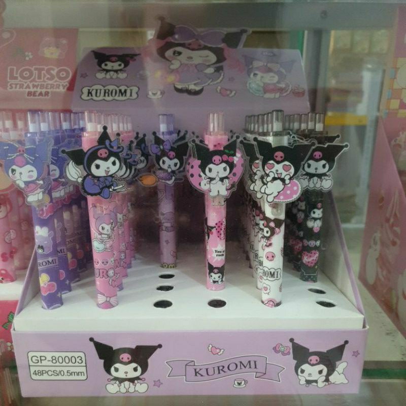 

Pulpen Cetek karakter Kuromi Sanrio Lucu