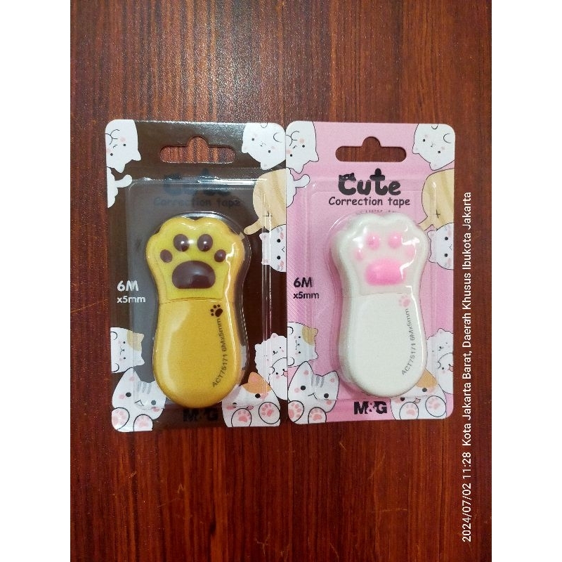 

CORRECTION TAPE kaki kucing