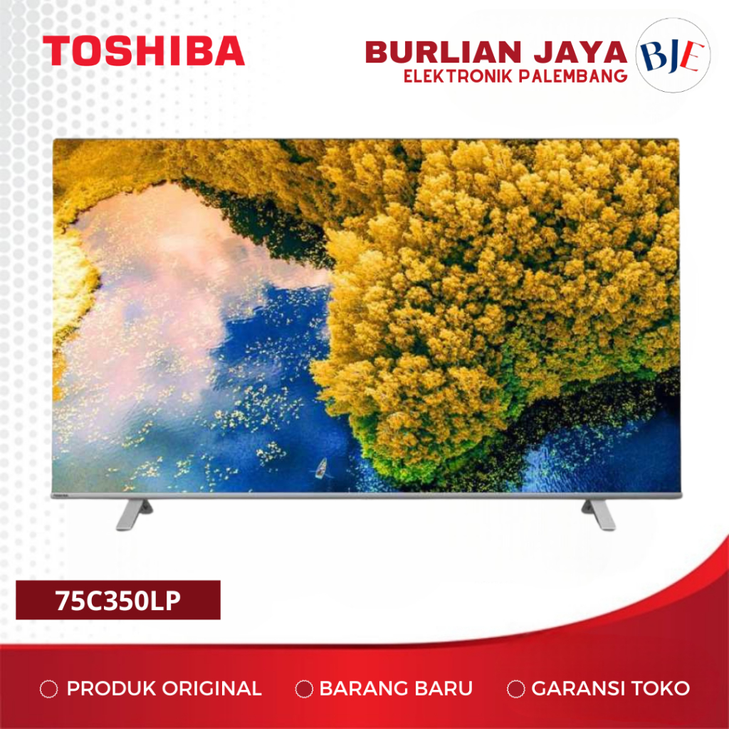 TV TOSHIBA 75 INCH GOOGLE TV 75C350LP LED TV