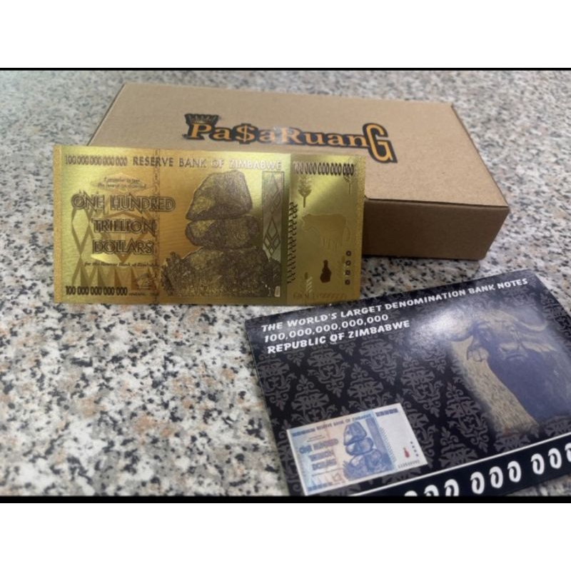 100triliun dollar zimbabwe