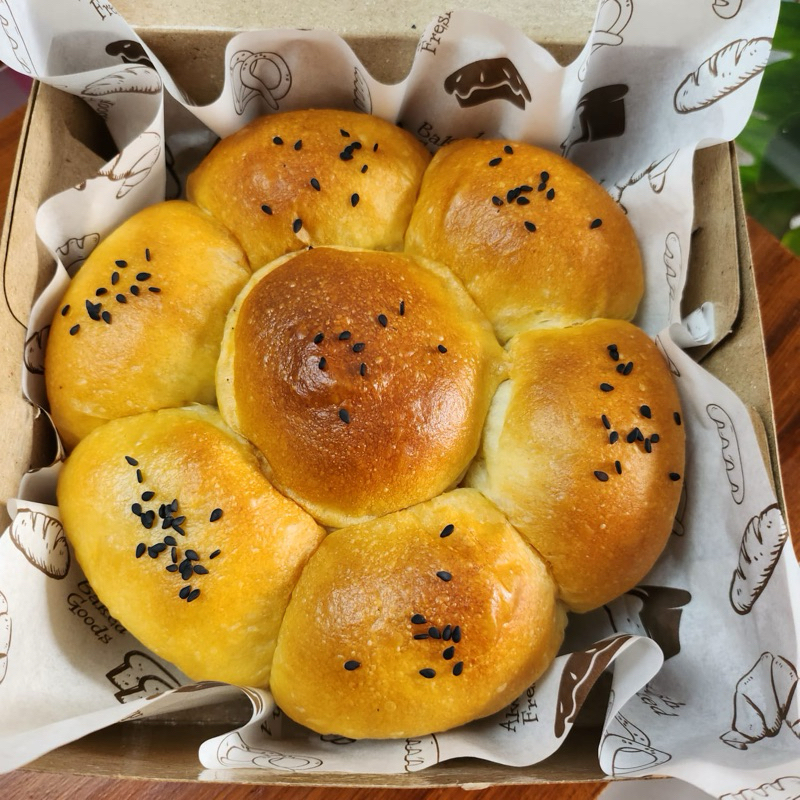 

Roti kentang kacang merah.