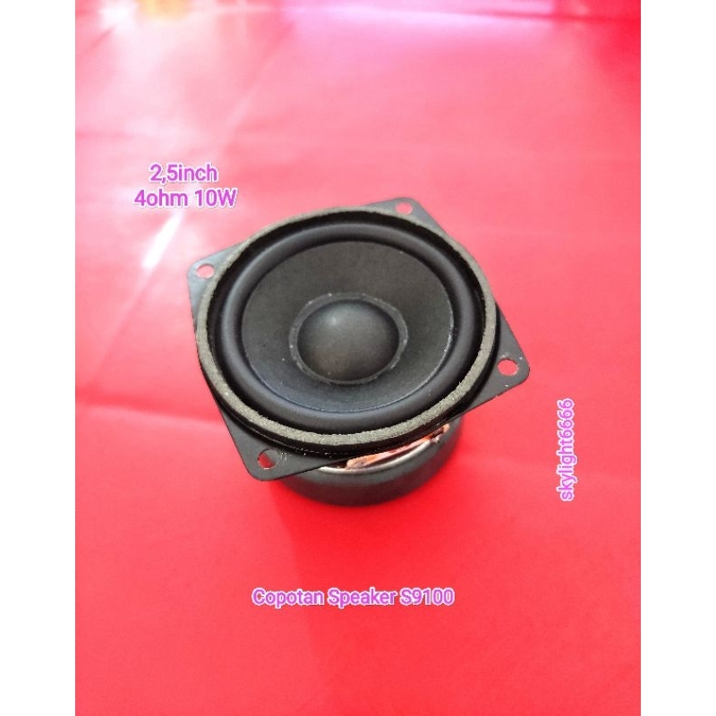 Speaker 2,5inch 4ohm 10W Copotan Speaker S9100