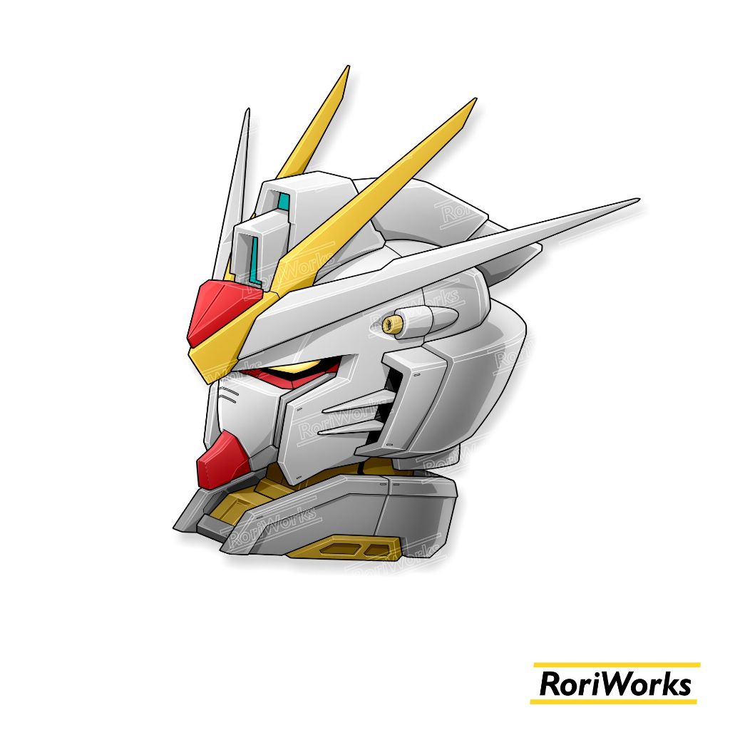 

Stiker Kiss cut - Mighty Strike Freedom Gundam Head