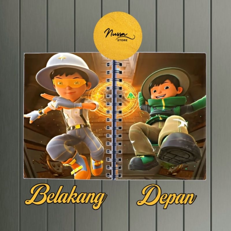 

Pocket NoteBook A5 Spiral Boboiboy Galaxy SORI - Solar Duri