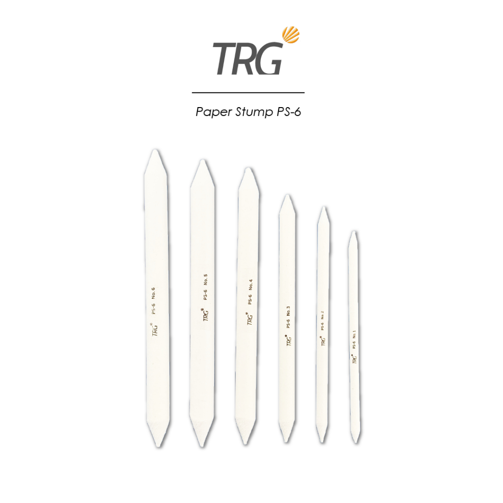 

TRG Paper Stump Set PS-6 - Blending Stumps Dusel Sketsa Pensil Charcoal Isi 6